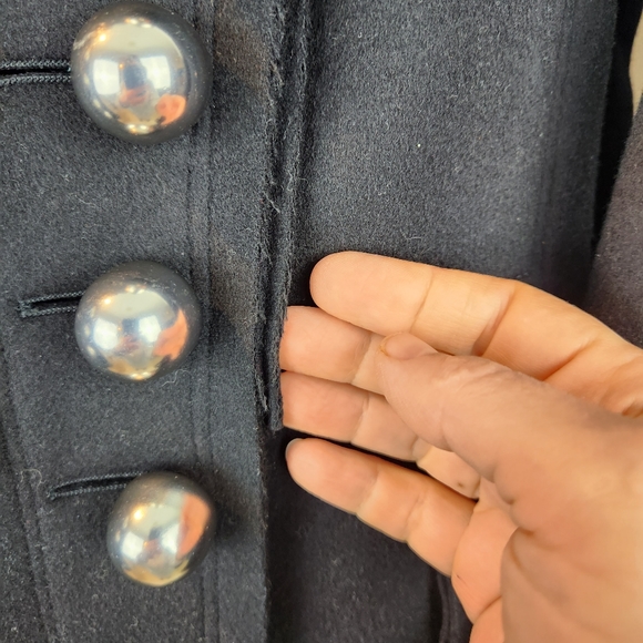 Burberry military style wool coat size 8 in EUC - Picture 8 of 16